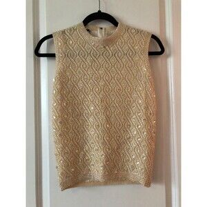 Vintage beaded 1950’s tank top